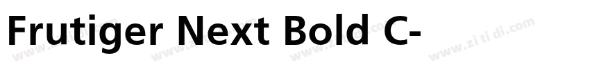 Frutiger Next Bold C字体转换 Frutiger Next Bold C字体转换